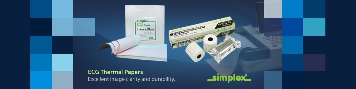Simplex ECG Thermal Paper